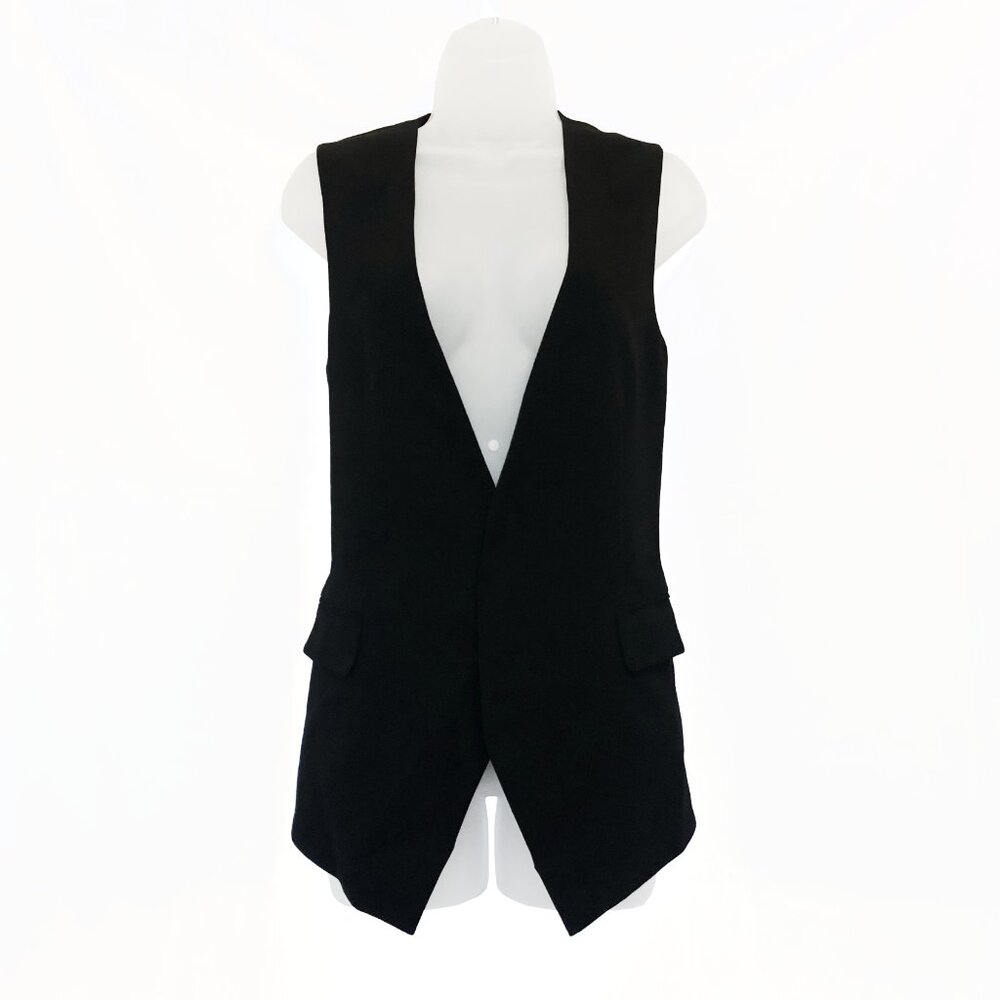 Theory Open-Front Blazer Vest - Size 4